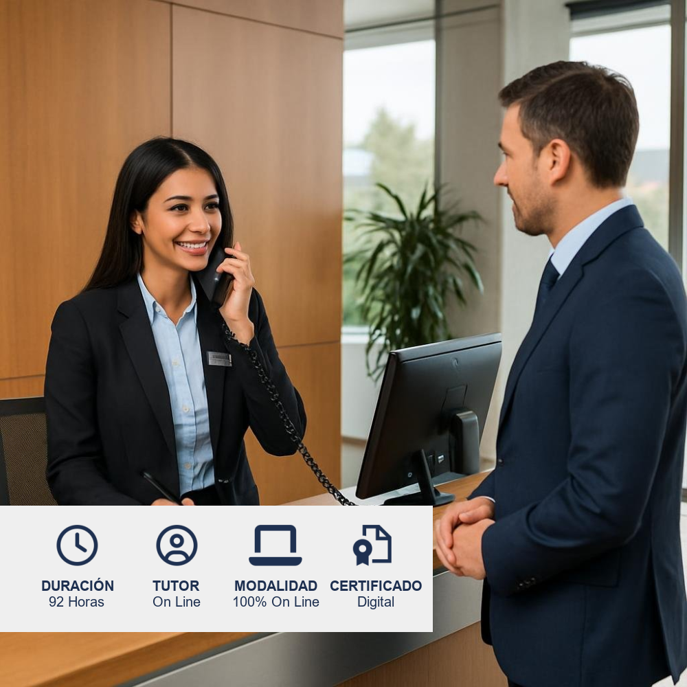 Curso de Recepción Corporativa y Atención de Visitas