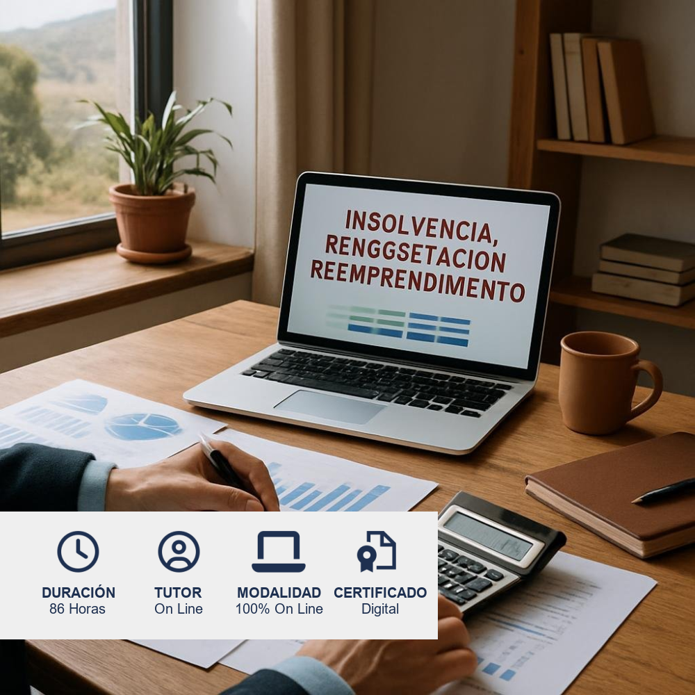 Curso Insolvencia, Renegociación y Reemprendimiento
