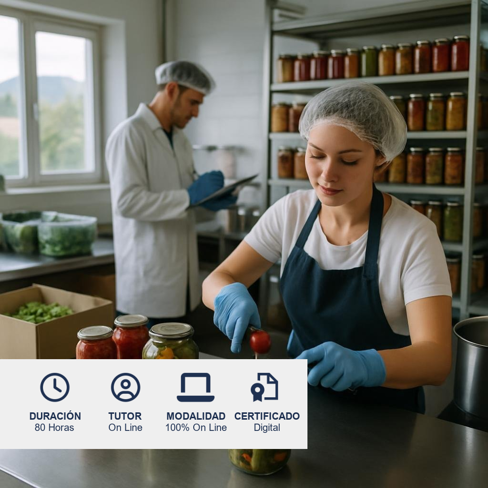 Curso de Almacenamiento y Conservación de Alimentos